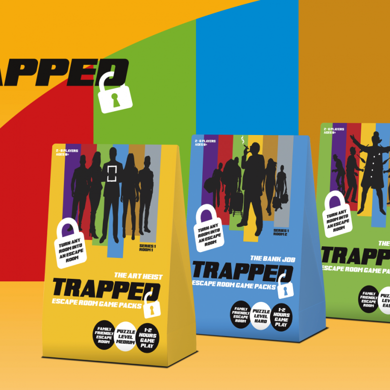 Trapped Escape Room Game Packs