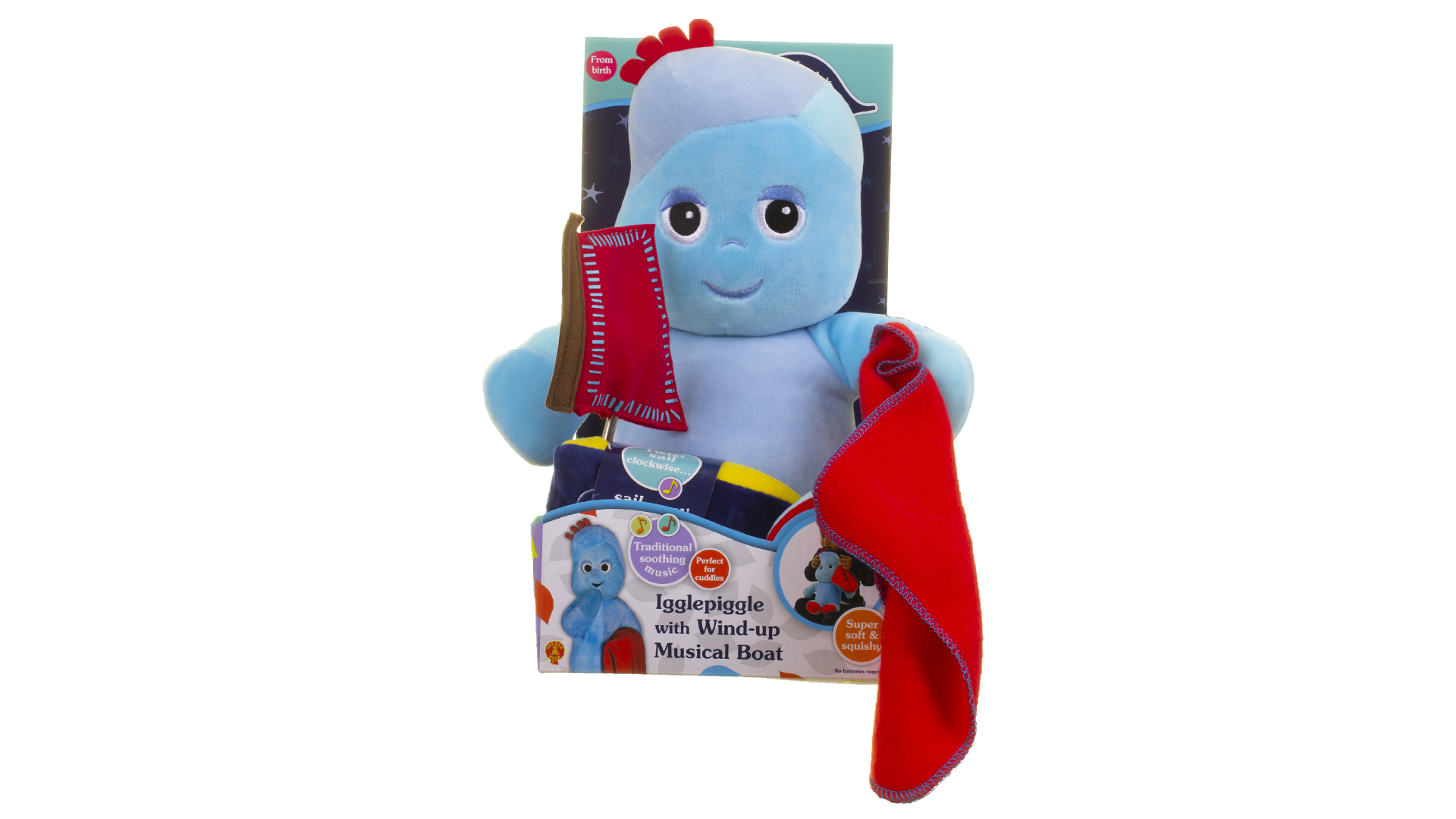 In the Night Garden Soft Igglepiggle with Wind up Musical Boat – Golden  Bear Toys