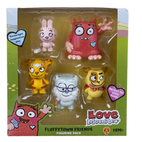 Love Monster and Friends Figurine Set