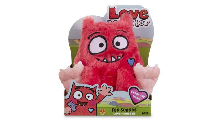 Love Monster Fun Sounds Soft Toy
