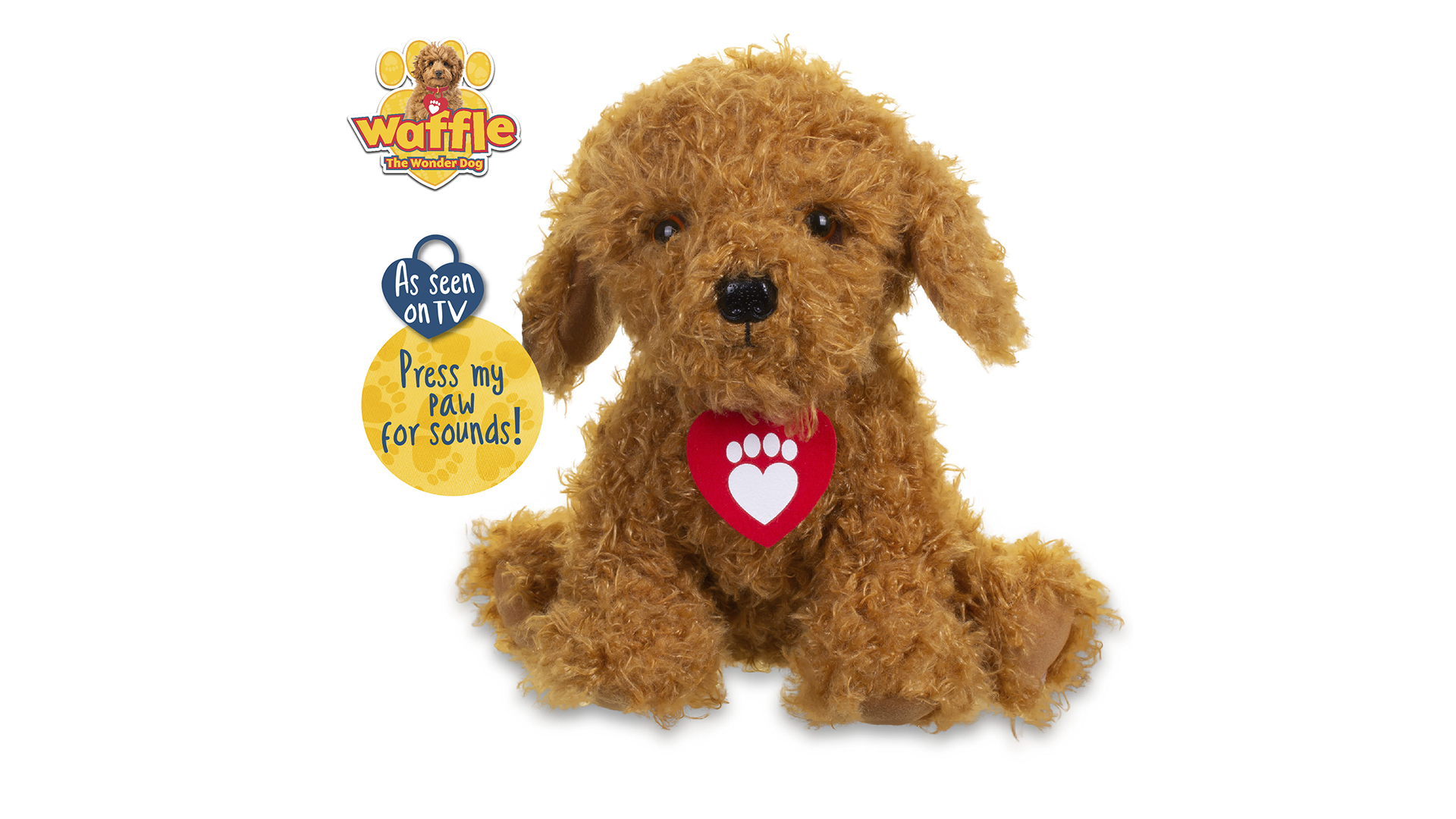 Waffle the Wonder Dog Soft Toy With Sounds