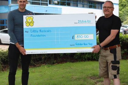 Golden Bear donates to the Little Rascals Foundation