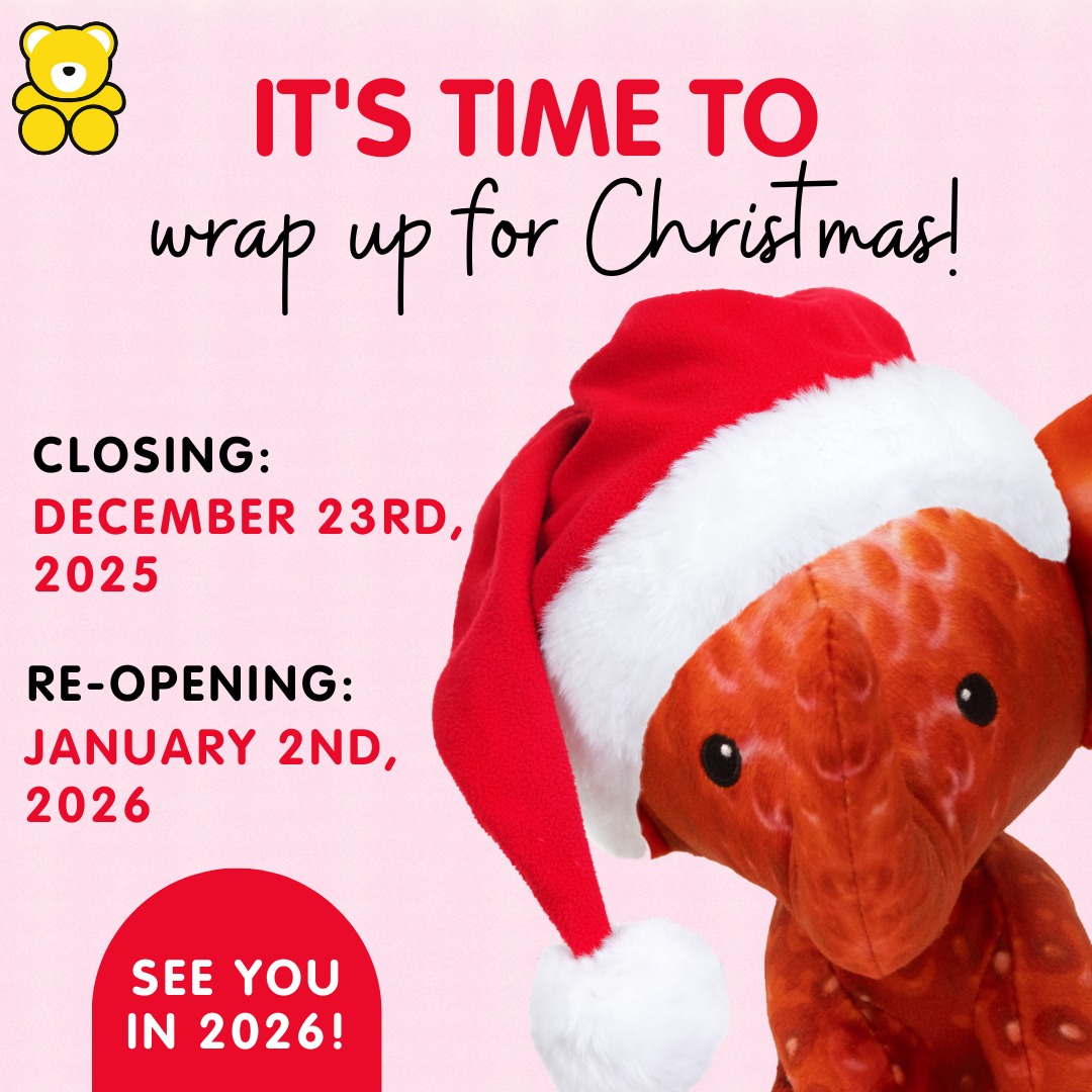 We’re closed for Christmas! 🎅

The GB Team are taking a very well deserved break and our office is closed for Christmas! 

Any queries sent to our customer services team will be dealt with on our return in the New Year and our website is closed for orders!

From all of us at Golden Bear Toys, we hope you have a very Merry Christmas and a Happy New Year!

🎄