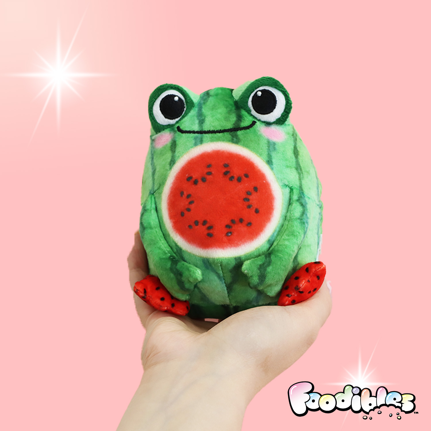 Foodibles Strawberry Elephant & Watermelon Frog – Golden Bear Toys
