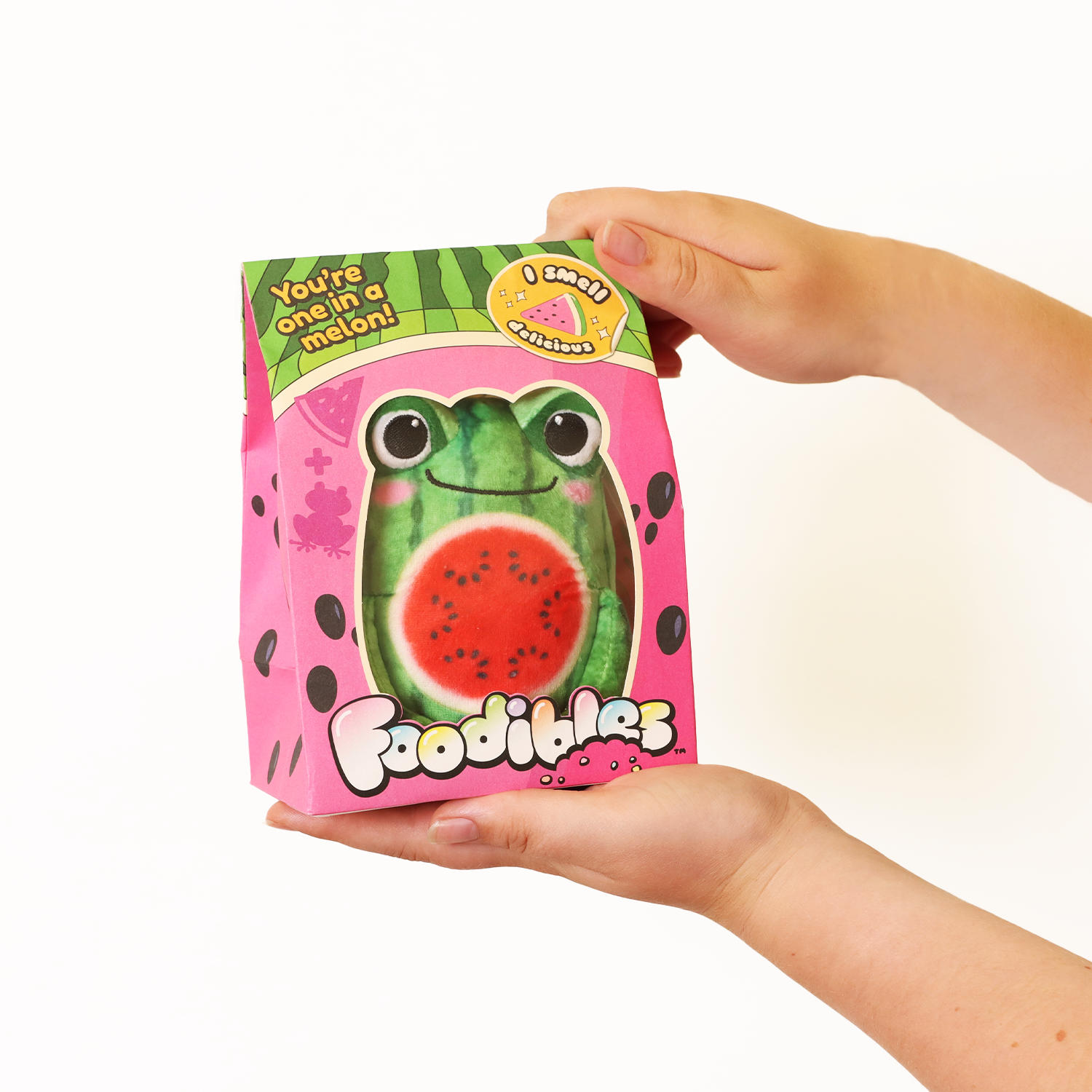 Foodibles Strawberry Elephant & Watermelon Frog – Golden Bear Toys