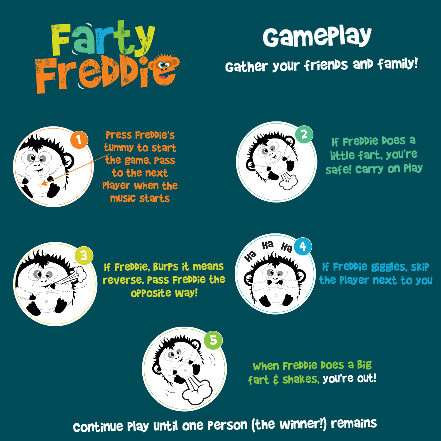 Farty Freddie – Golden Bear Toys