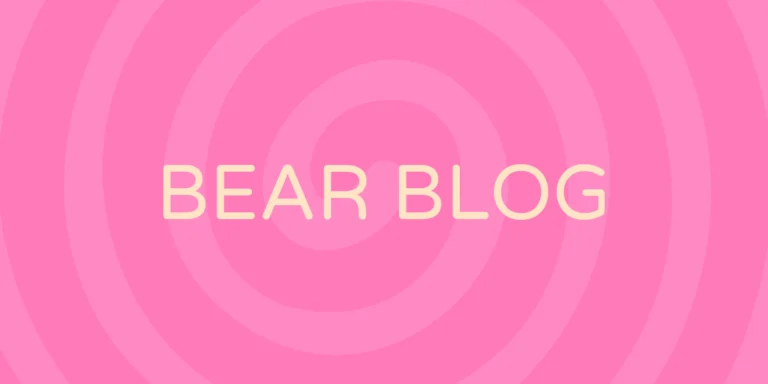 The Bear Blog