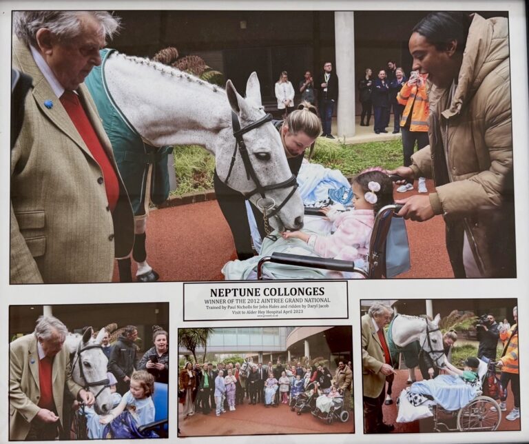 In Memory of John Hales – Alder Hey’s Mascot Grand National, Sponsored by Golden Bear
